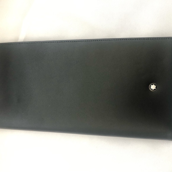 Mont Blanc Other - Mont Blanc Black Leather Wallet